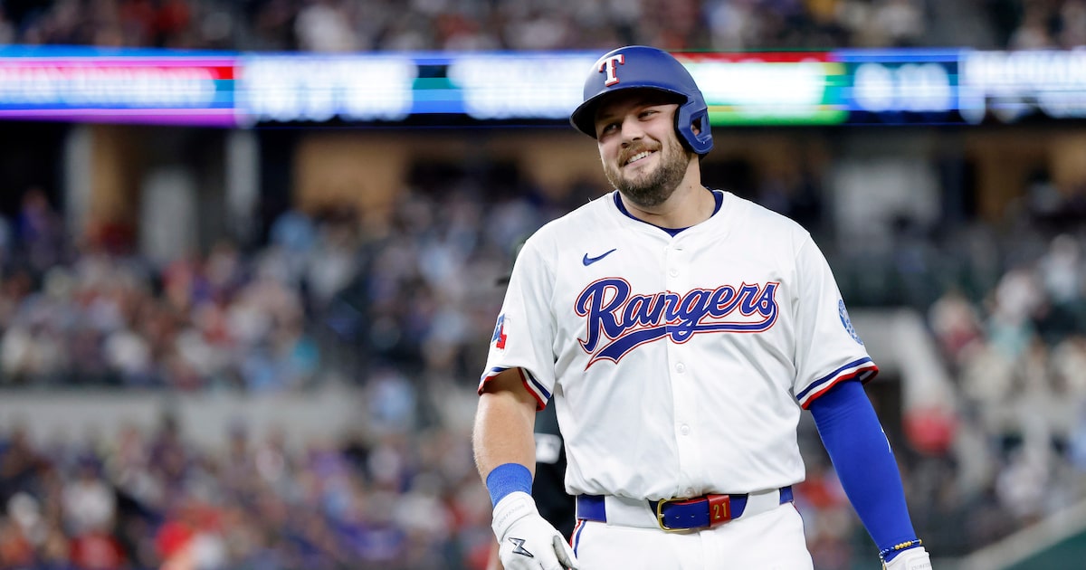 Rangers optimistic about Jake Burger as he nears a return to the lineup