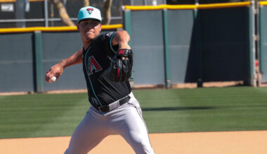Diamondbacks pitcher Cristian Mena...