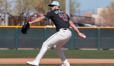 Diamondbacks pitcher Kendall Graveman...
