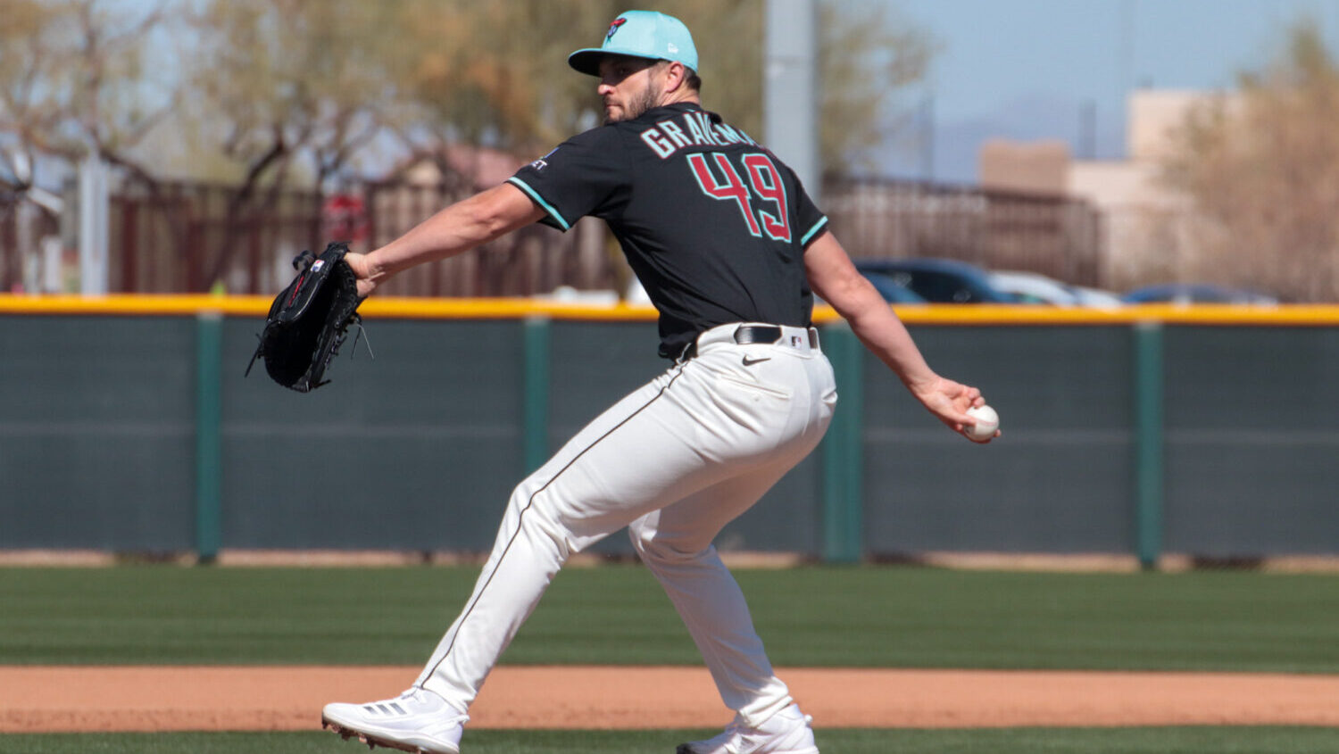 Diamondbacks pitcher Kendall Graveman...