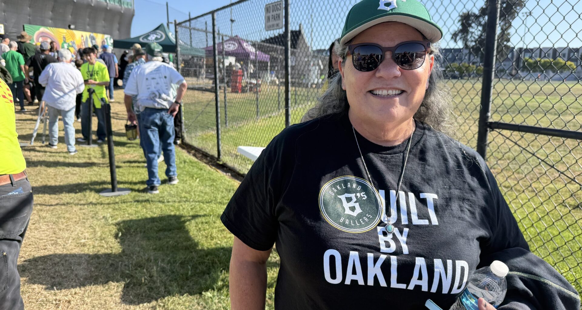 At the Oakland Ballers' opener, the A's are a distant memory