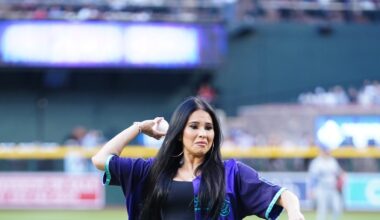 MLB Network’s Siera Santos delivers brutal first pitch