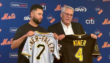 Pirates’ Isiah Kiner-Falefa finally meets distant family, son of Ralph Kiner at Citi Field