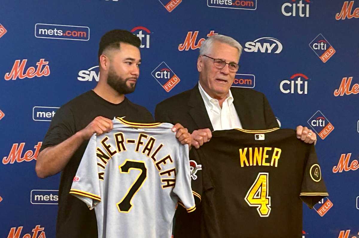 Pirates’ Isiah Kiner-Falefa finally meets distant family, son of Ralph Kiner at Citi Field