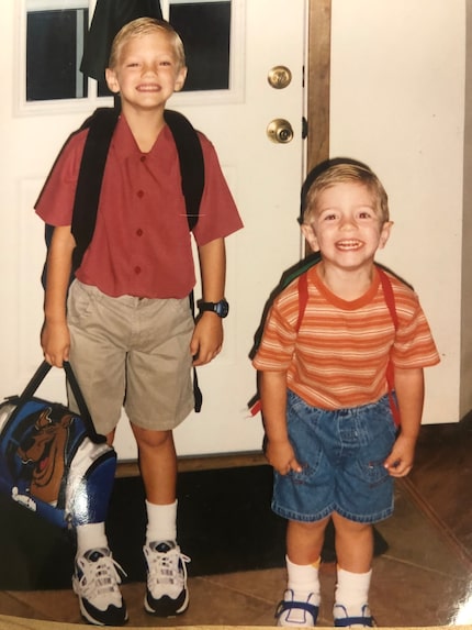 Texas Rangers third baseman Josh Jung and Detroit Tigers third baseman Jace Jung, pictured...