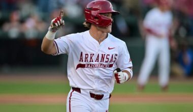 College baseball week in review: Arkansas back on track with dominating sweep over Texas