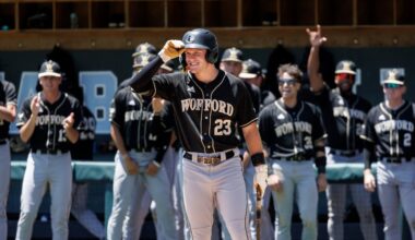 Baseball Downs UNCG Behind Strong Pitching