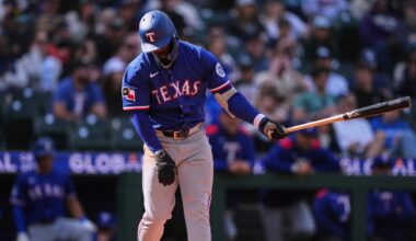 Bruce Bochy drops OF Adolis Garcia in Rangers’ batting order as season-long issue lingers