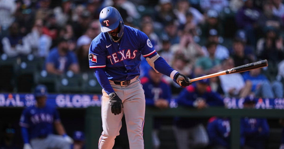 Bruce Bochy drops OF Adolis Garcia in Rangers’ batting order as season-long issue lingers