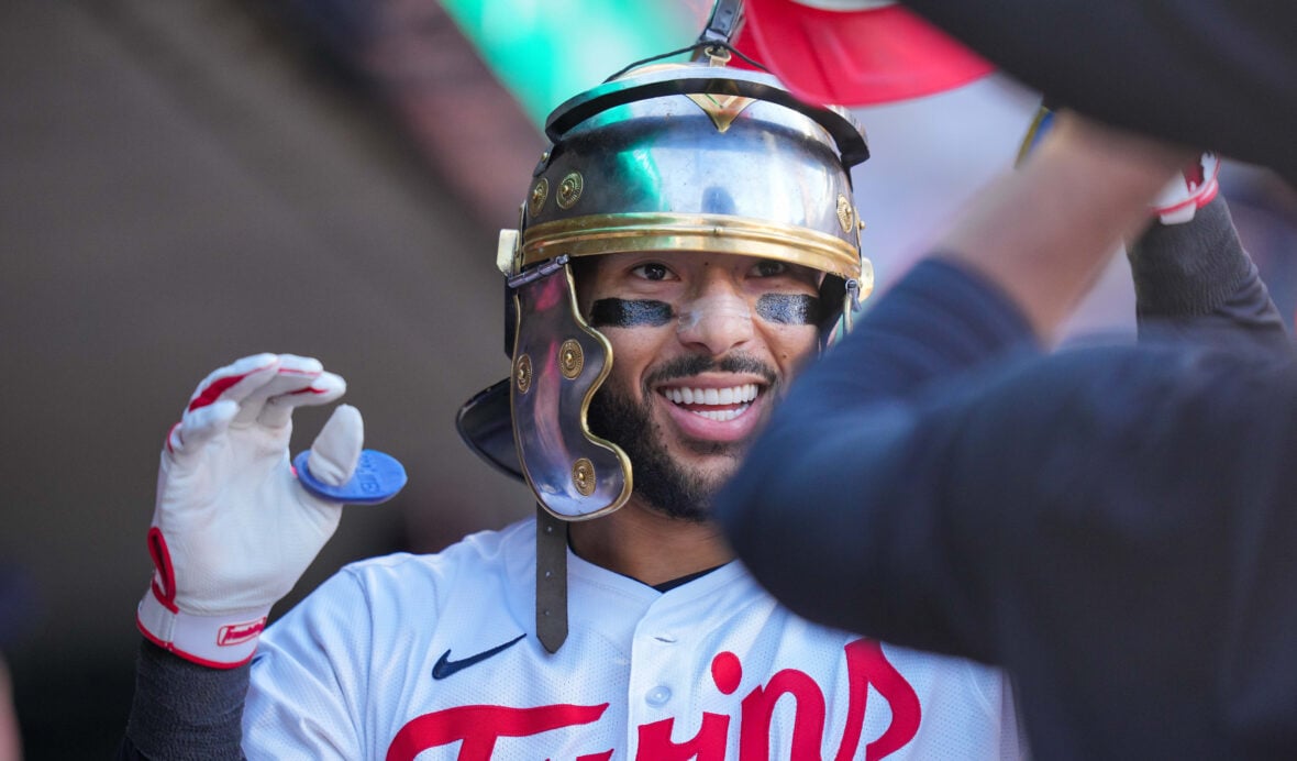 Origin of Minnesota Twins Spartan Helmet Celebration Revealed