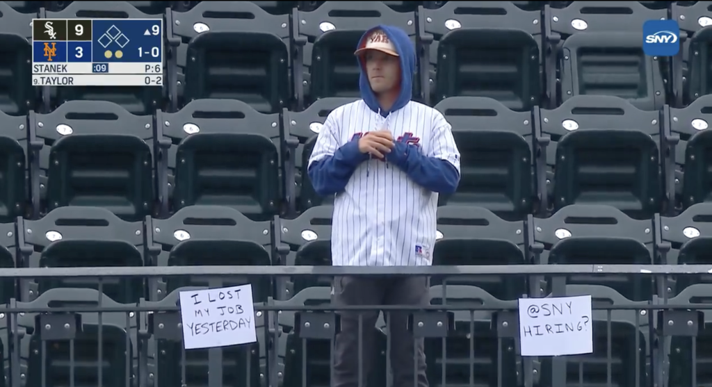 Mets broadcasters entertain idea of hiring unemployed fan