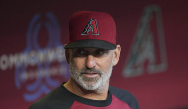 Arizona Diamondbacks manager Torey Lovullo...
