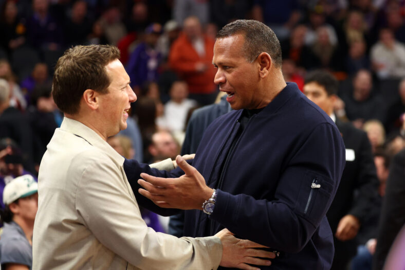 Matt Ishbia and Alex Rodriguez - Minnesota Timberwolves at Phoenix Suns