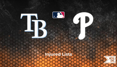Injured List Update: Rays vs. Phillies Series - May 6-8