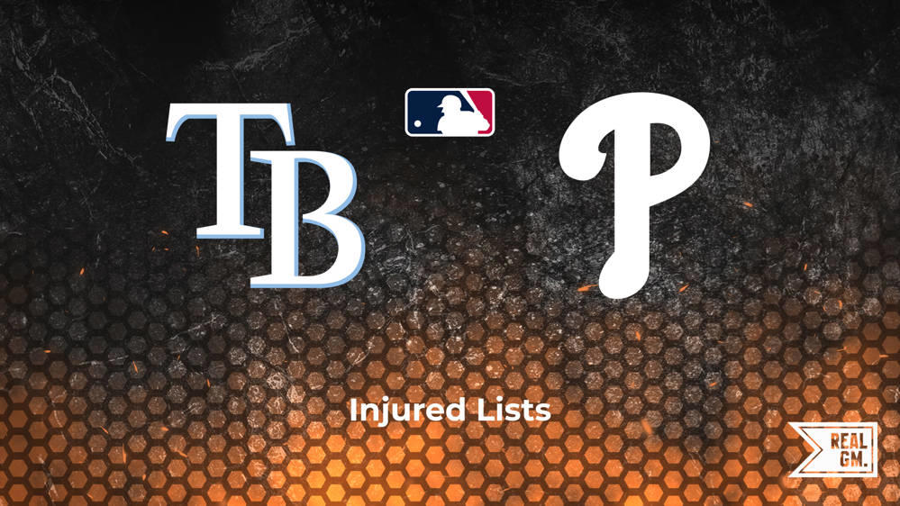 Injured List Update: Rays vs. Phillies Series - May 6-8