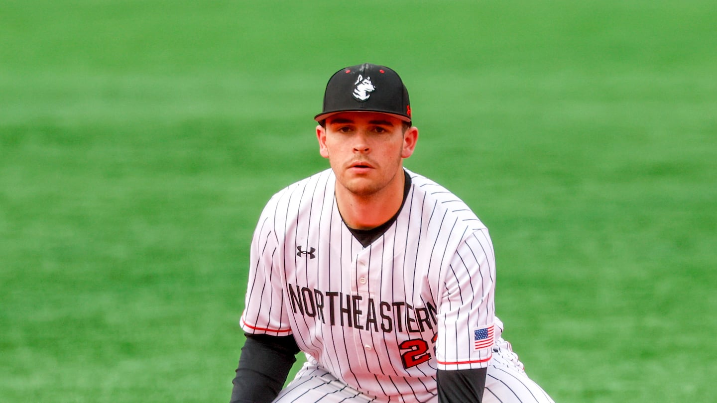 Will Fosberg, a graduate of Natick High School, is one of 29 New Englanders on Northeastern's roster.
