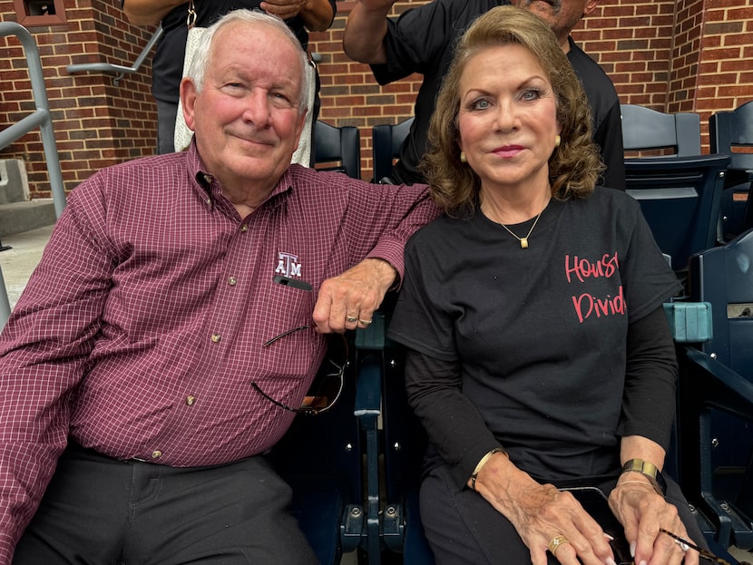 Michael and Jennifer Killian attended the Flower Mound Marcus vs. Trophy Club Byron Nelson...
