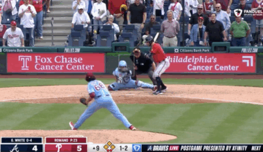 Braves broadcasters take issue with game-ending strike call