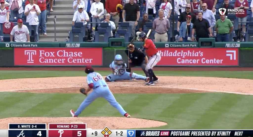 Braves broadcasters take issue with game-ending strike call