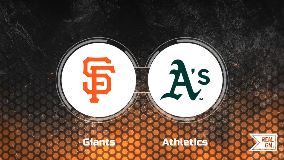 Giants vs. Athletics Player Props Betting Odds
