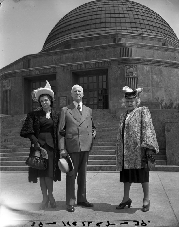 Mrs. Cyrus M. Adler, from left, and Mr. and Mrs....