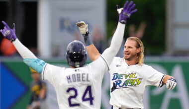 Jankowski drives in winning run, Rays beat Brewers after historic rain delays