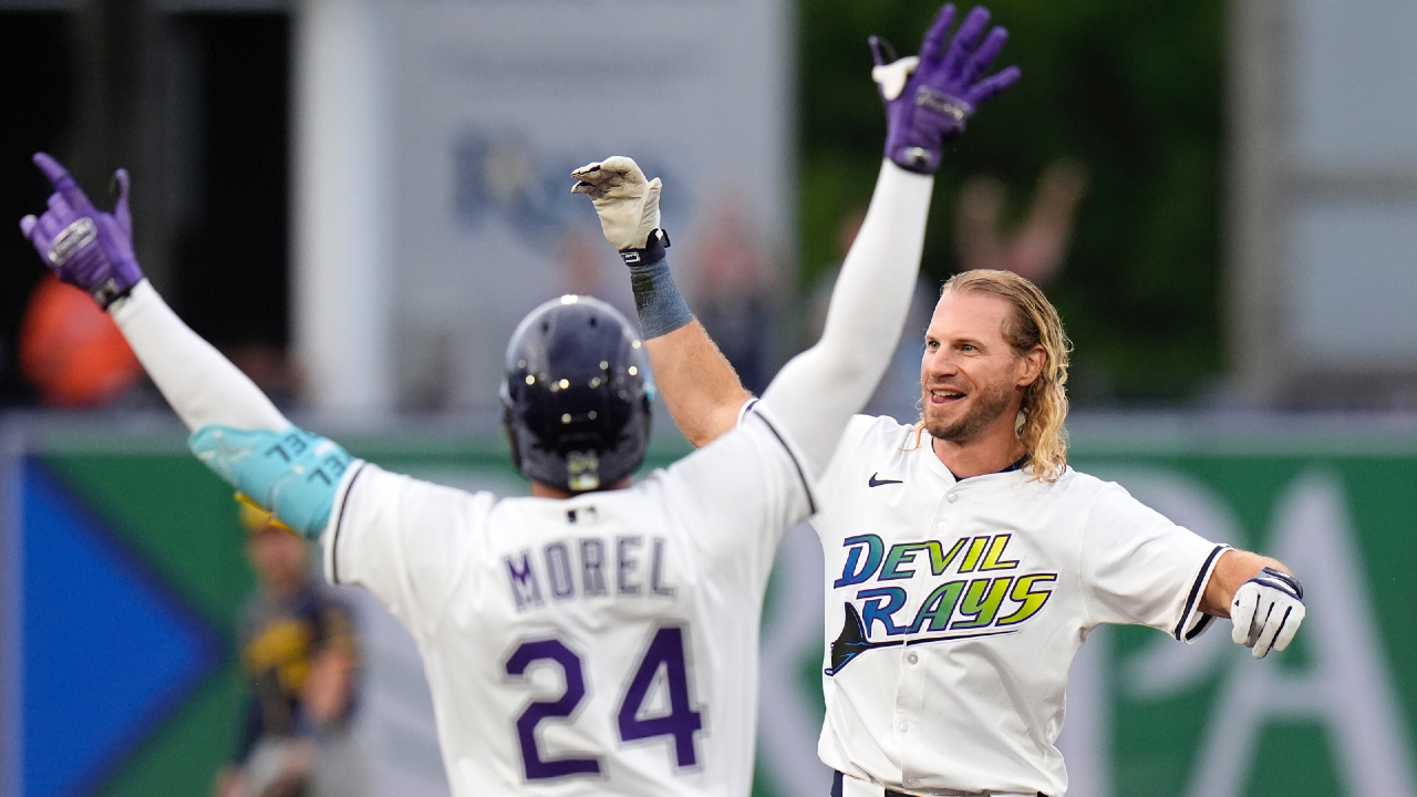 Jankowski drives in winning run, Rays beat Brewers after historic rain delays