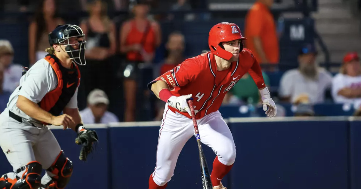Arizona Wildcats OF Brendan Summerhill projected as 1st round pick in 2025 MLB Draft