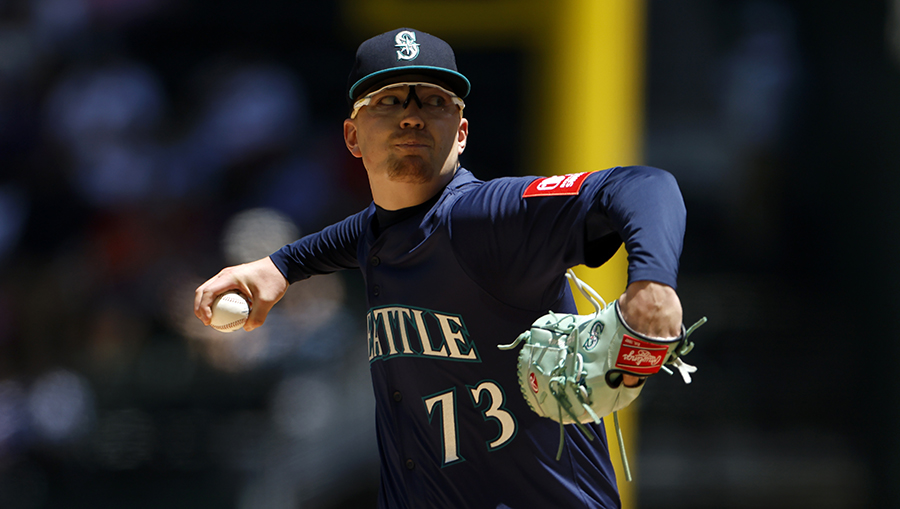 Seattle Mariners Logan Evans...