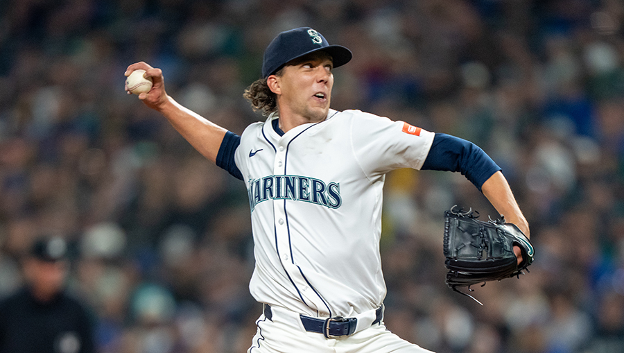 Seattle Mariners starter Logan Gilbert...