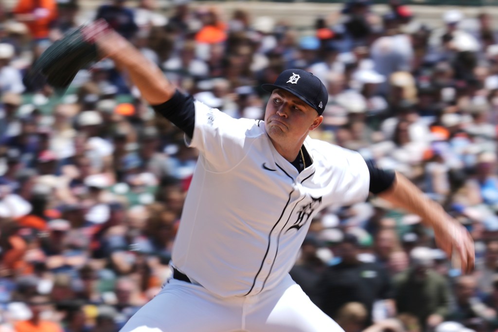 Tarik Skubal dominates Guardians with complete-game two-hitter, Tigers win – Macomb Daily