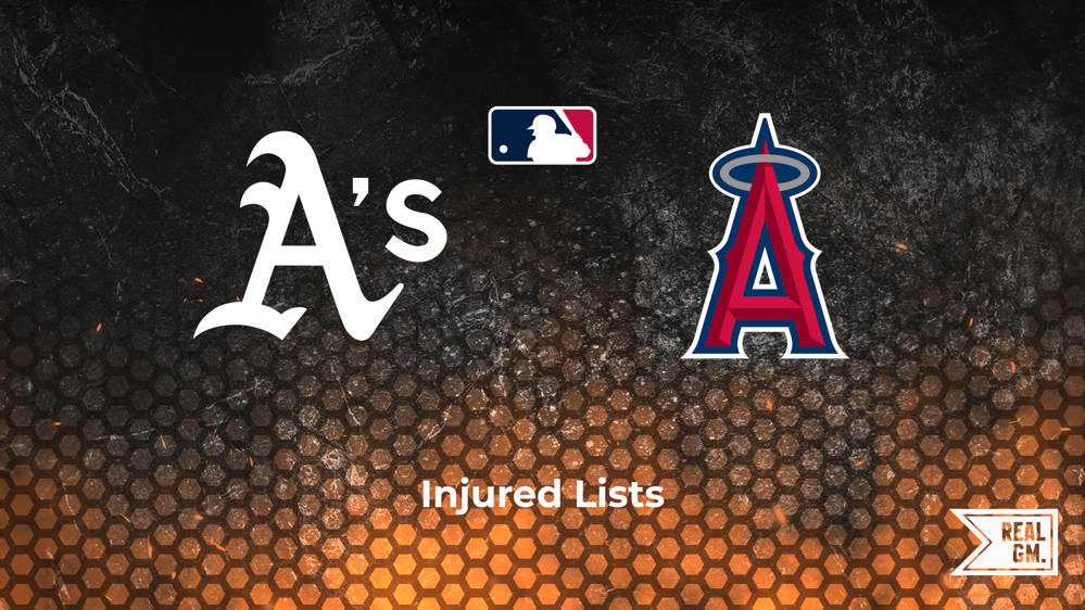 Injured List Update: Athletics vs. Angels Series - May 19-22