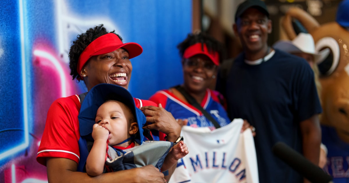 Texas Rangers welcome 10 millionth fan to Globe Life Field before game vs. Astros