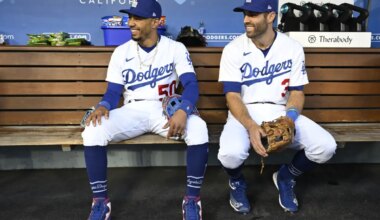 Mookie Betts Reveals What Dodgers Clubhouse Will Miss Without Chris Taylor, Austin Barnes