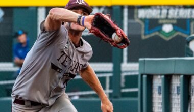 Jace LaViolette is one of a few players involved in the early conversation to go #1 overall in the 2025 MLB Draft.