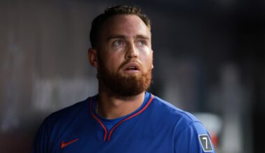 Mets' Brandon Nimmo pulls himself out of Dodgers game with neck stiffness: 'I couldn't pull the trigger on anything' - SNY