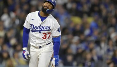 Dodgers Place Teoscar Hernandez on Injured List With Groin Strain, Call Up James Outman