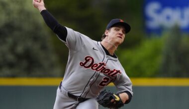 The Tigers have won all eight of Jackson Jobe's starts this season.