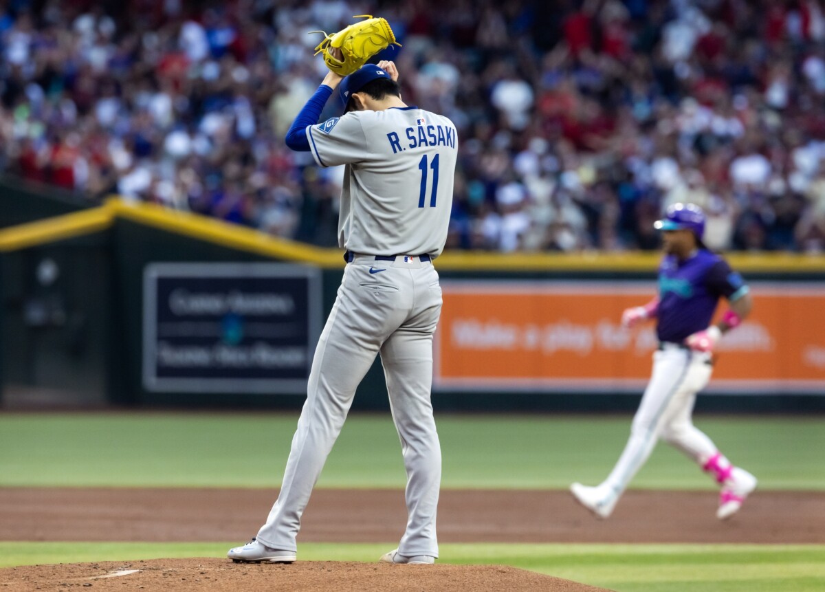 Dodgers Place Roki Sasaki on Injured List With Shoulder Injury