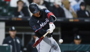 Wagaman's first career triple the difference in gritty Marlins win - Marlins