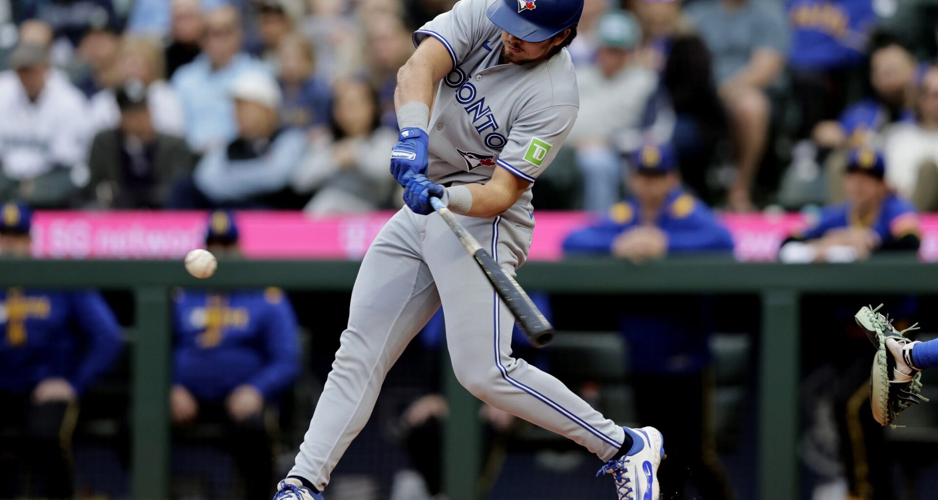 Addison Barger made a big impact at the plate as the Blue Jays swept the Mariners over the weekend.