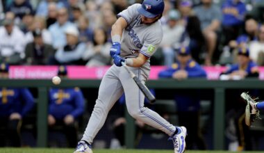 Addison Barger made a big impact at the plate as the Blue Jays swept the Mariners over the weekend.