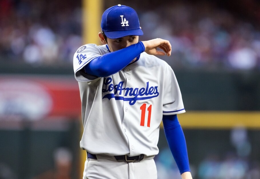 Dodgers shut down Roki Sasaki after pitching through injury