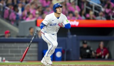 Daulton Varsho, generally known for his glove, is making a sizable impact on offense for the Blue Jays so far this season.