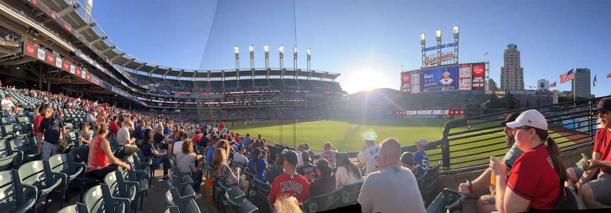 Section 117. Progressive Field. August 22, 2023.