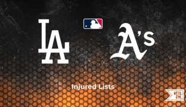 Injured List Update: Dodgers vs. Athletics Series - May 13-15