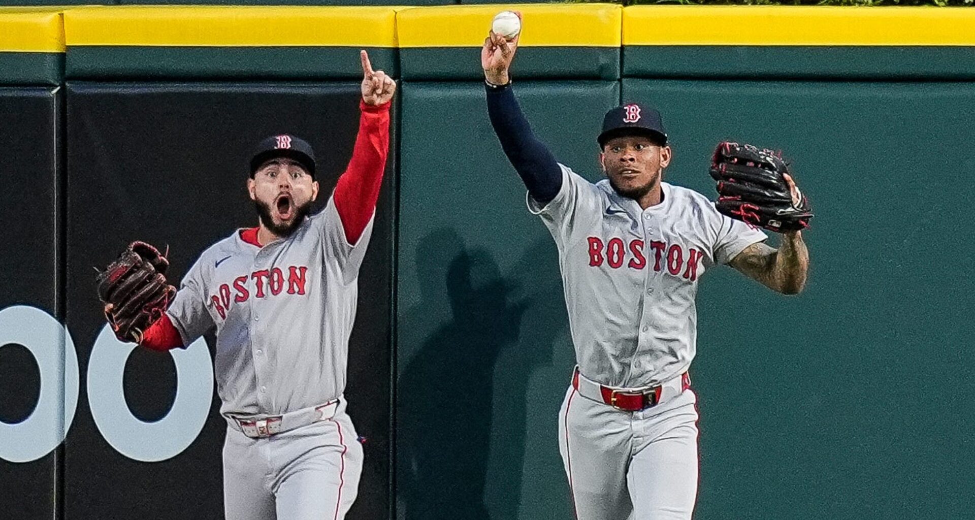 Watch Outstanding Home Run Robbery By Red Sox Outfielders