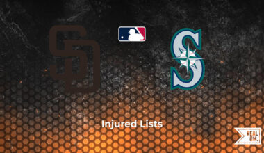 Injured List Update: Padres vs. Mariners Series - May 16-18