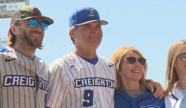 Creighton baseball celebrates final home game under Servais