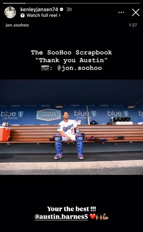 Los Angeles Angels pitcher Kenley Jansen posts on Instagram.kenleyjansen74 &sol; Instagram